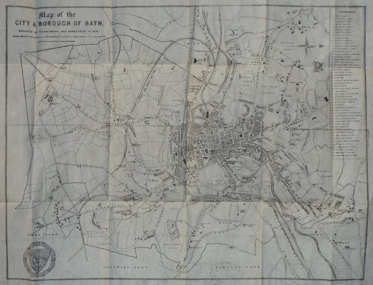 Map of Bath - Bath